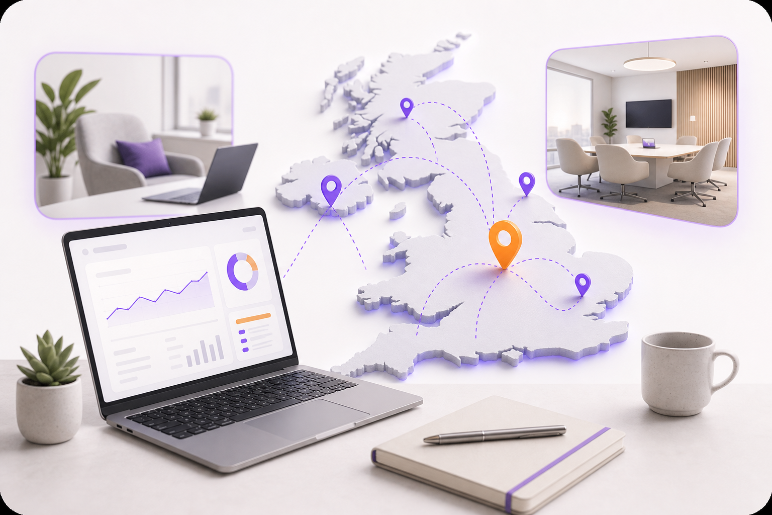 WLC remote-first contact and meeting locations across the UK